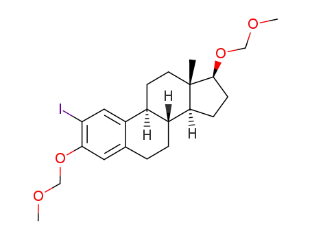 2-iodo-3,17-bis-O-(methoxymethyl)estradiol