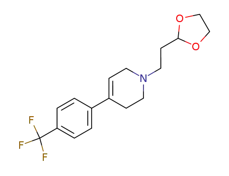 1-<3,3-(ethylenedioxy)propyl>-4-(4-trifluoromethylphenyl)-1,2,5,6-tetrahydropyridine