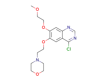 4-chloro-7-(2-methoxy-ethoxy)-6-(2-morpholin-4-yl-ethoxy)-quinazoline