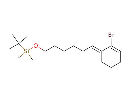 2-Bromo-3-<6-<(tert-butyldimethylsilyl)oxy>-1-hexylidene>-1-cyclohexene