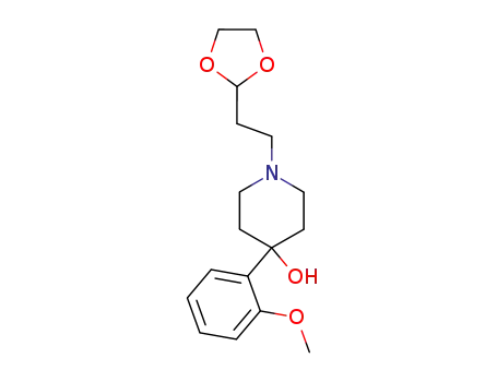 4-Piperidinol, 1-[2-(1,3-dioxolan-2-yl)ethyl]-4-(2-methoxyphenyl)-