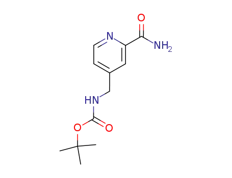 (2-carbamoyl-pyridin-4-ylmethyl)-carbamic acid <i>tert</i>-butyl ester