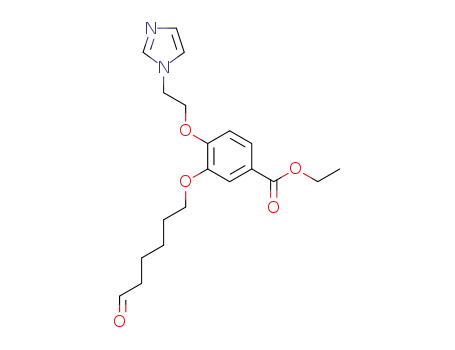 ethyl 3-<(5-formyl-n-pentyl)oxy>-4-<<2-(1-imidazolyl)ethyl>oxy>benzoate