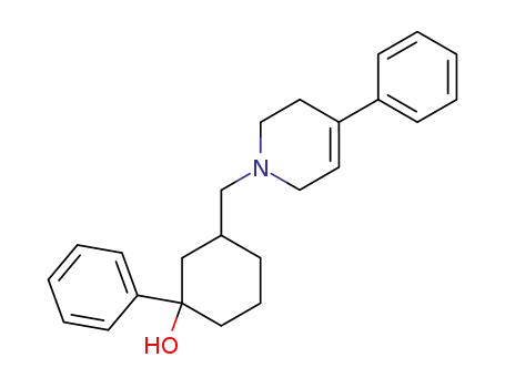 1-Phenyl-3-(4-phenyl-3,6-dihydro-2H-pyridin-1-ylmethyl)-cyclohexanol
