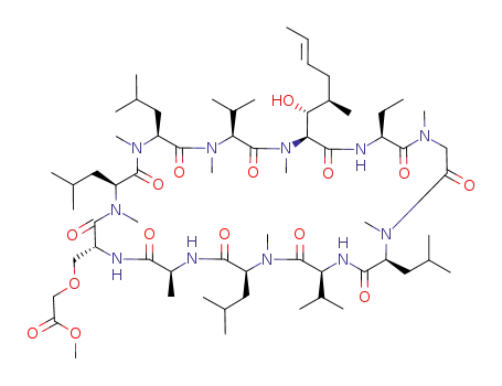 <O-(carbomethoxymethyl)-D-serine><sup>8</sup>-cyclosporin