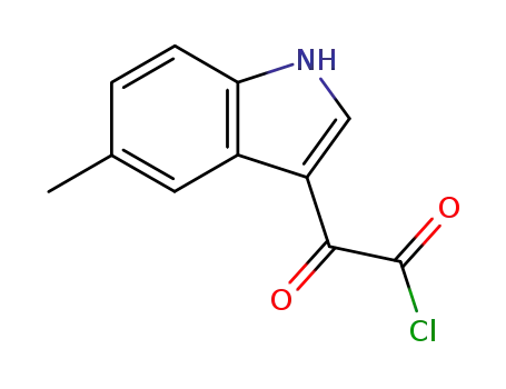 1H-Indole-3-acetyl chloride, 5-methyl-a-oxo-