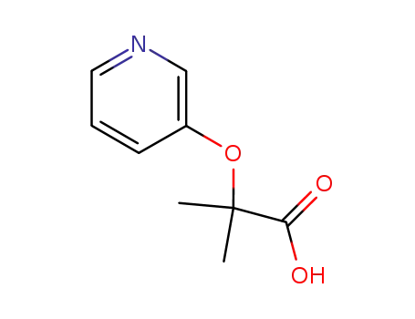 프로판산, 2-메틸-2-(3-피리디닐옥시)-