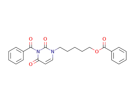 3-benzoyl-1-(5-benzoyloxypentyl)uracil