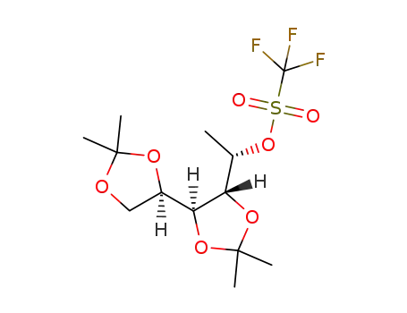 Trifluoro-methanesulfonic acid (S)-1-((4S,5R,4'R)-2,2,2',2'-tetramethyl-[4,4']bi[[1,3]dioxolanyl]-5-yl)-ethyl ester