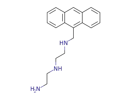 Molecular Structure of 449142-76-1 (1,2-Ethanediamine, N-(2-aminoethyl)-N'-(9-anthracenylmethyl)-)