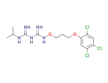 Imidodicarbonimidic diamide, N-(1-methylethyl)-N'-(3-(2,4,5-trichlorophenoxy)propoxy)-, hydrochloride