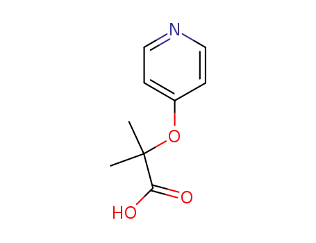 프로판산, 2-메틸-2-(4-피리디닐옥시)-