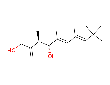 anti-(3R,4R,5E,7E)-3,5,7,9,9-pentamethyl-2-methylenedeca-5,7-diene-1,4-diol