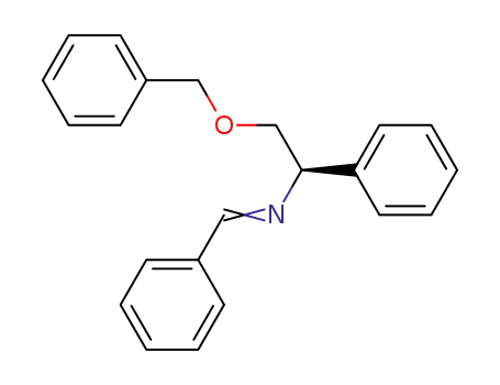 Molecular Structure of 680594-91-6 (((R)-2-Benzyloxy-1-phenyl-ethyl)-[1-phenyl-meth-(E)-ylidene]-amine)