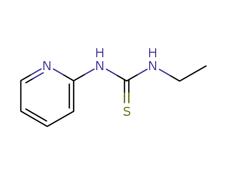 Molecular Structure of 2741-10-8 (N-(2-Pyridinyl)-N'-ethylthiourea)