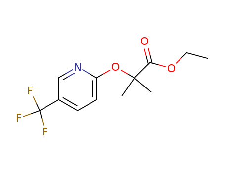Propanoicacid, 2-methyl-2-[[5-(trifluoromethyl)-2-pyridinyl]oxy]-, ethyl ester