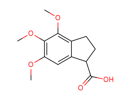 4,5,6-TRIMETHOXYINDAN-1-CARBOXYLIC ACID