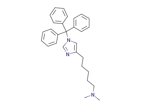 dimethyl-[5-(1-trityl-1H-imidazol-4-yl)pentyl]amine