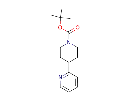Molecular Structure of 206446-49-3 (3',4',5',6'-tetrahydro-2'H-[2,4'-bipyridine]-1'-carboxylic acid tert-butyl ester)