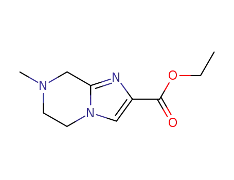 Molecular Structure of 623564-19-2 (ETHYL 7-METHYL-5,6,7,8-TETRAHYDROIMIDAZO[1,2-A]PYRAZINE-2-CARBOXYLATE)