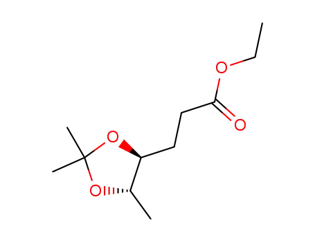 3-(2,2,5-trimethyl-[1,3]dioxolan-4-yl)-propionic acid ethyl ester