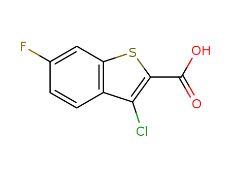 3-CHLORO-6-FLUORO-1-BENZOTHIOPHENE-2-CARBOXYLIC ACID