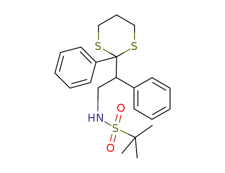 rac-1-(1,3-dithian-2-yl)-1-phenyl-2-(tert-butylsulfonamido)-ethane