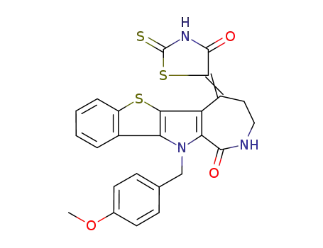 C<sub>25</sub>H<sub>19</sub>N<sub>3</sub>O<sub>3</sub>S<sub>3</sub>