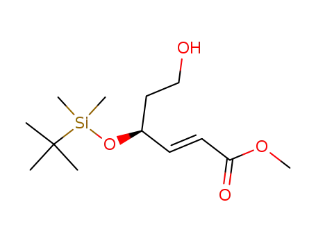 methyl (2E,4S)-4-<<(tert-butyl)dimethylsilyl>oxy>-6-hydroxyhex-2-eneoate