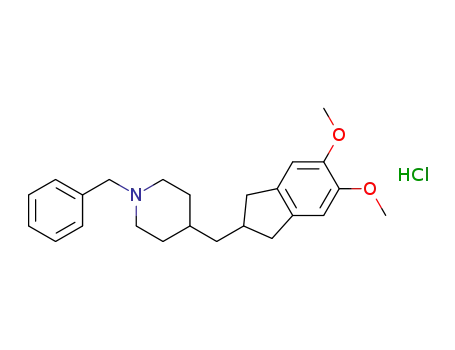 4-[(2,3-Dihydro-5,6-dimethoxy-1H-inden-2-yl)methyl]-1-(phenylmethyl)piperidine Hydrochloride