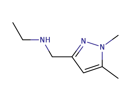 Molecular Structure of 952195-10-7 (1H-Pyrazole-3-methanamine,  N-ethyl-1,5-dimethyl-)