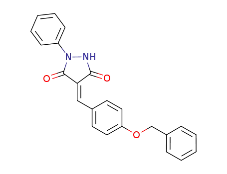 4-[4-(benzyloxy)benzylidene]-1-phenyl-3,5-pyrazolidinedione