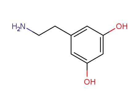 Molecular Structure of 29866-11-3 (3,5-dihydroxyphenylethylamine)