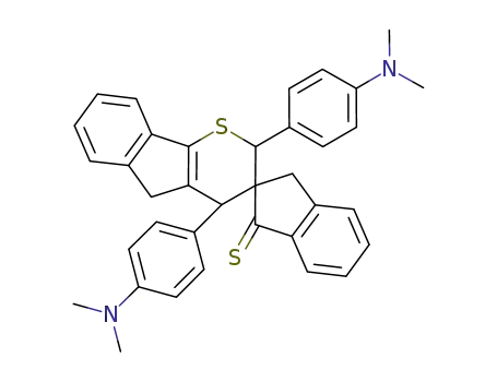 2,4-di(4-N,N-dimethylaminophenyl)spiroindan-2',3'-inden[1,2-b]-2,4-dihydrothiapyran-1'-thione