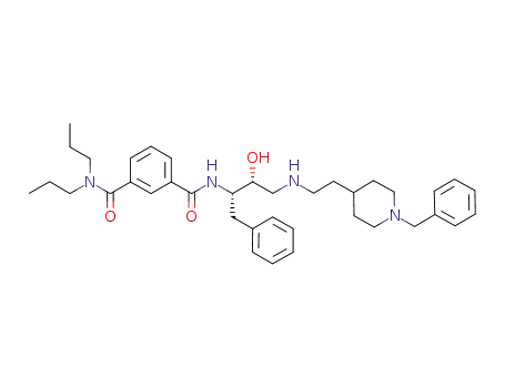 (1S,2R)-N-{1-benzyl-2-hydroxy-3-(S)-[2-(1-benzylpiperidin-4-yl)ethylamino]-propyl}-N',N'-dipropylisophthalamide