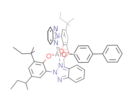 [Al(O(p-C<sub>6</sub>H<sub>4</sub>Ph))(2-(2H-benzo[d][1,2,3]triazol-2-yl)-4,6-di-tert-pentylphenol(-1H))2]