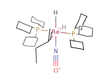 [Re(H)2(NO)(PCy3)2(η2-CH=CHC2H5)]