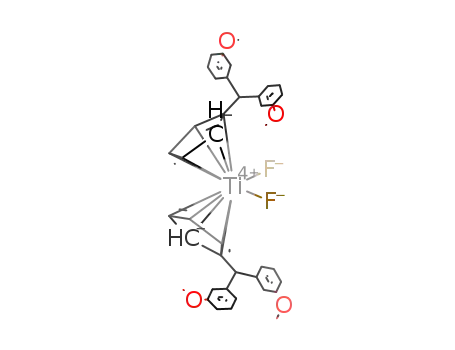 bis[bis(m-methoxyphenyl)methylcyclopentadienyl]titanium(IV) difluoride