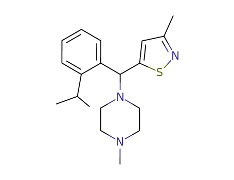 Piperazine,
1-methyl-4-[[2-(1-methylethyl)phenyl](3-methyl-5-isothiazolyl)methyl]-