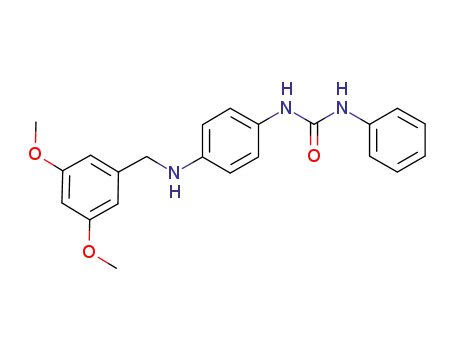 Molecular Structure of 1173492-98-2 (1-[4-(3,5-dimethoxy-benzylamino)phenyl]-3-phenylurea)