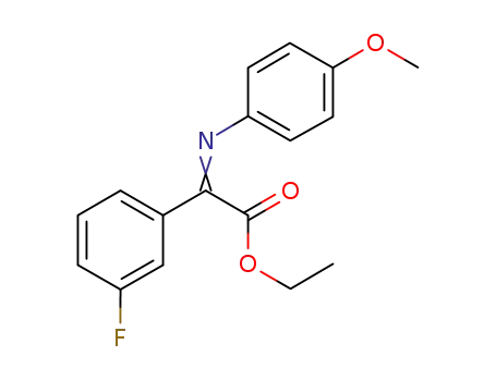 ethyl 2-(3-fluorophenyl)-2-(4-methoxyphenylimino) acetate