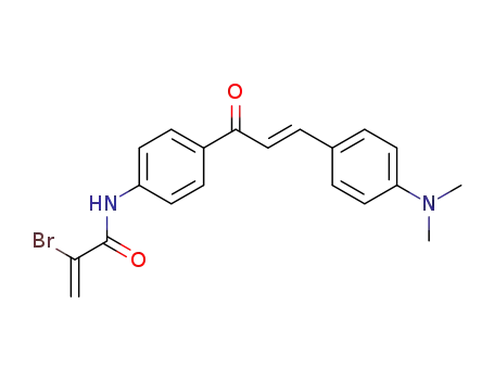 2-bromo-N-(4-((E)-3-(4-(dimethylamino)phenyl)acryloyl)phenyl)acrylamide