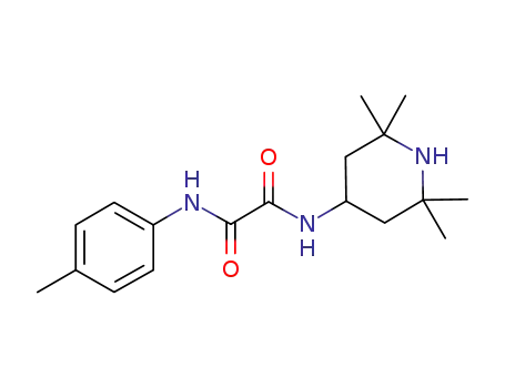 Molecular Structure of 144217-65-2 (N1-(2,2,6,6-tetraMethylpiperidin-4-yl)-N2-p-tolyloxalaMide)