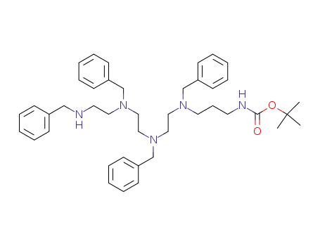 9,12,15,18-tetra(phenylmethyl)-2,2-dimethyl-3-oxa-4-oxo-5,9,12,15,18-pentaazaoctadecane