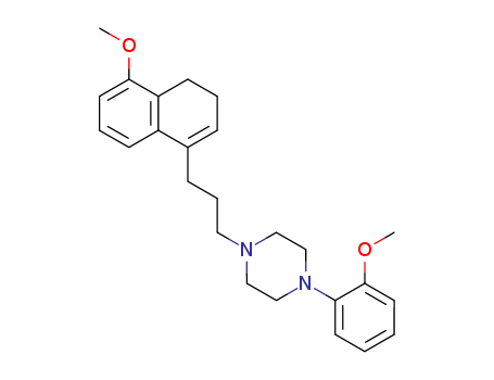 4-(3-(1,2-dihydro-8-methoxynaphthalen-4-yl)-n-propyl)-1-(2-pyridyl)piperazine