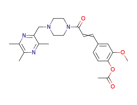 2-(4-acetylferuloyl-1-piperazinomethyl)-3,5,6-trimethylpyrazine