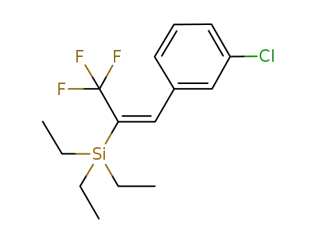 (E)-3-(3-chlorophenyl)-1,1,1-trifluoro-2-triethylsilylpropene