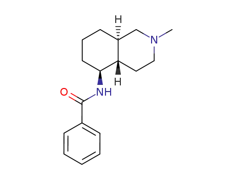 Molecular Structure of 72469-08-0 (N-[(4aS,8aR)-2-methyldecahydroisoquinolin-5-yl]benzamide)