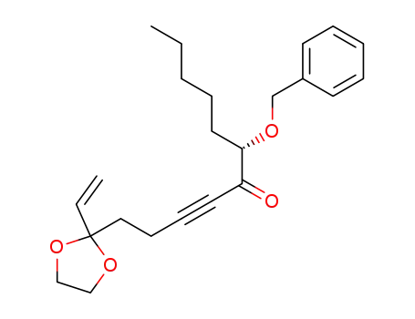 (S)-6-Benzyloxy-1-(2-vinyl-[1,3]dioxolan-2-yl)-undec-3-yn-5-one