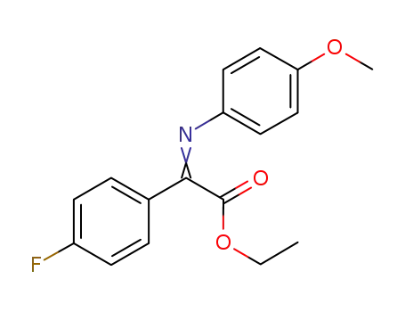 ethyl 2-(4-fluorophenyl)-2-(4-methoxyphenylimino) acetate